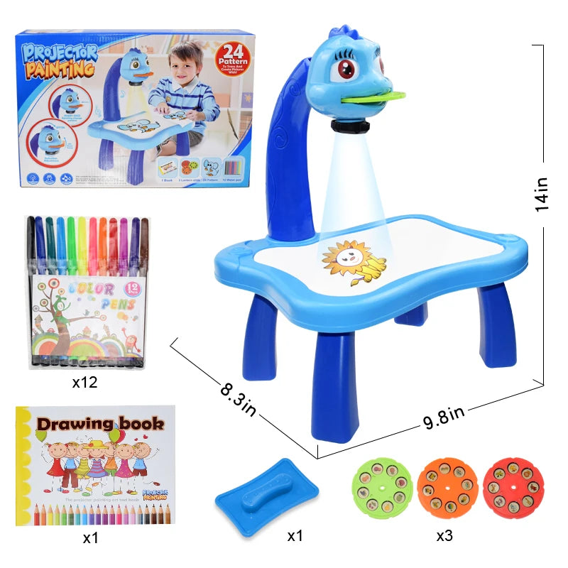 Mesa para desenhos interativos infantil com Brinde - Tudo on