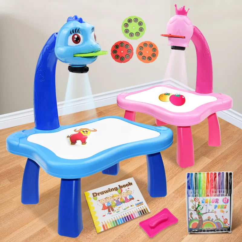 Mesa para desenhos interativos infantil com Brinde - Tudo on