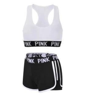 Conjunto Fitness Pink Sexy - Tudo on