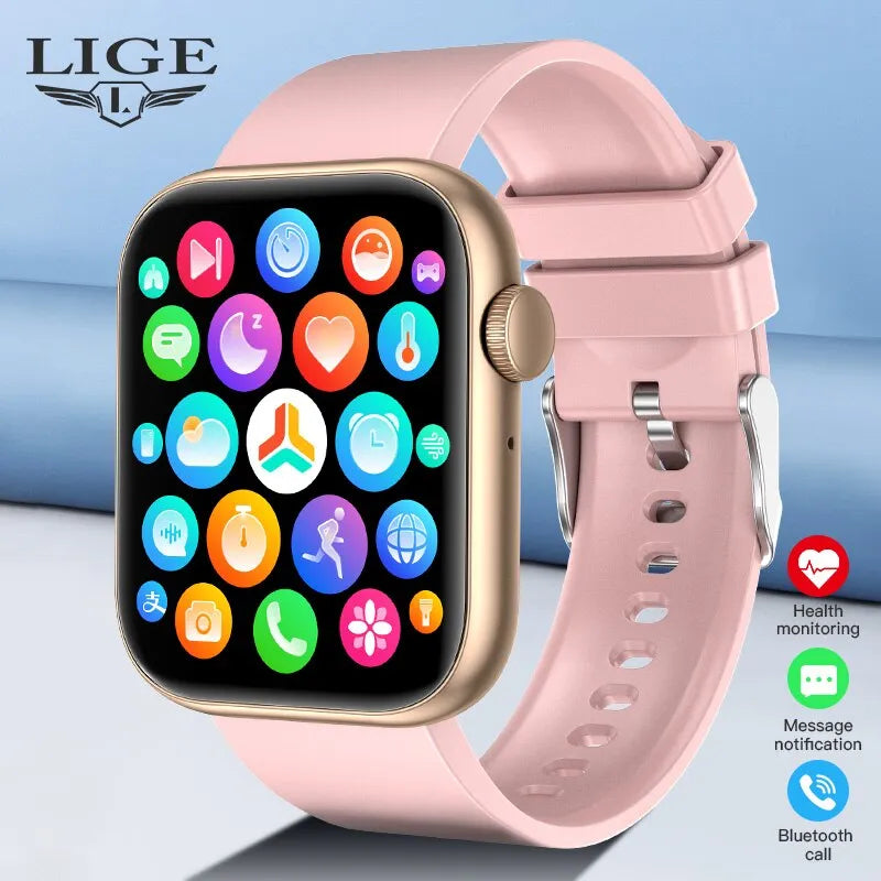 Relógio Inteligente SmartWatch LIGE + Pulseira de BRINDE [FRETE GRATUITO] - Tudo on